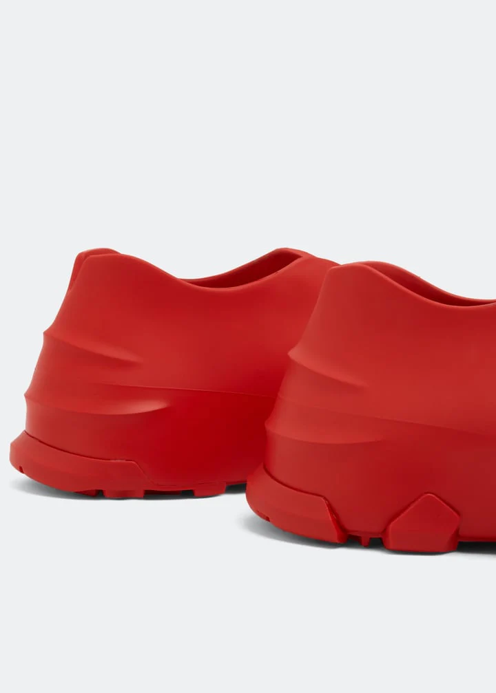 GIVENCHY MEN'S RED HYBRID FASHION SNEAKERS - Image 2