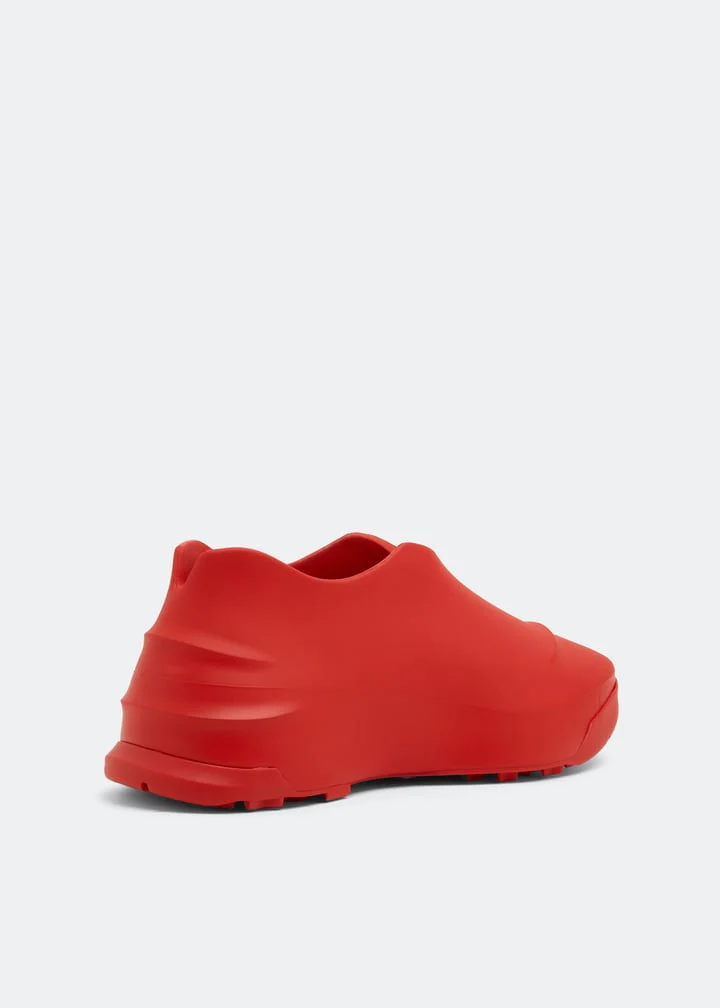 GIVENCHY MEN'S RED HYBRID FASHION SNEAKERS - Image 3