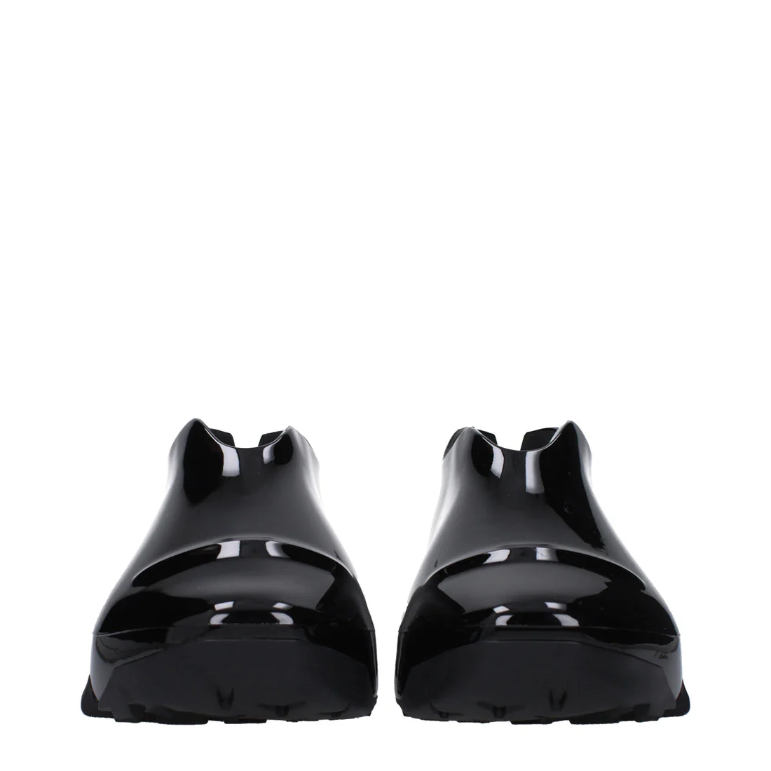 GIVENCHY MEN'S BLACK GLOSSY LOW-TOP SNEAKERS - Image 3