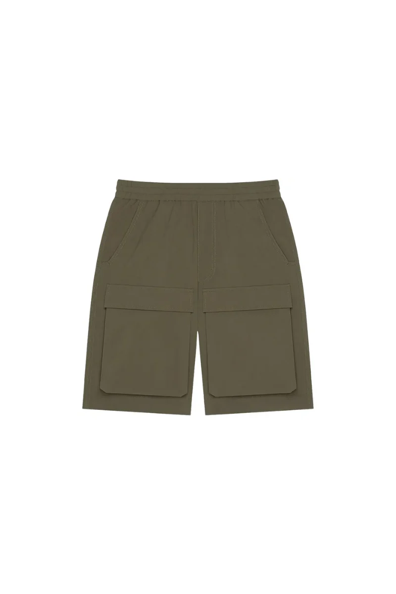 Givenchy Military Spirit Short With Elasitc-Khaki