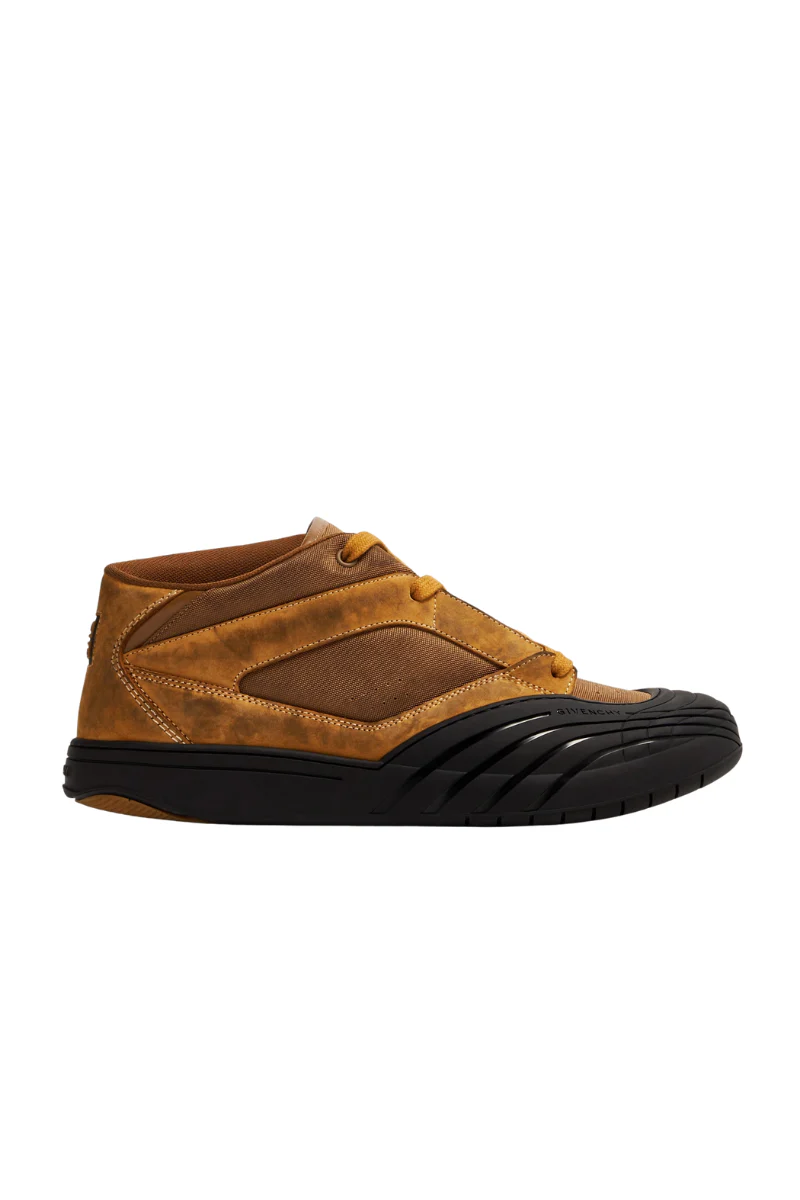 Givenchy New Line Men Shoes Mid-Top Sneakers_Beige - Image 2