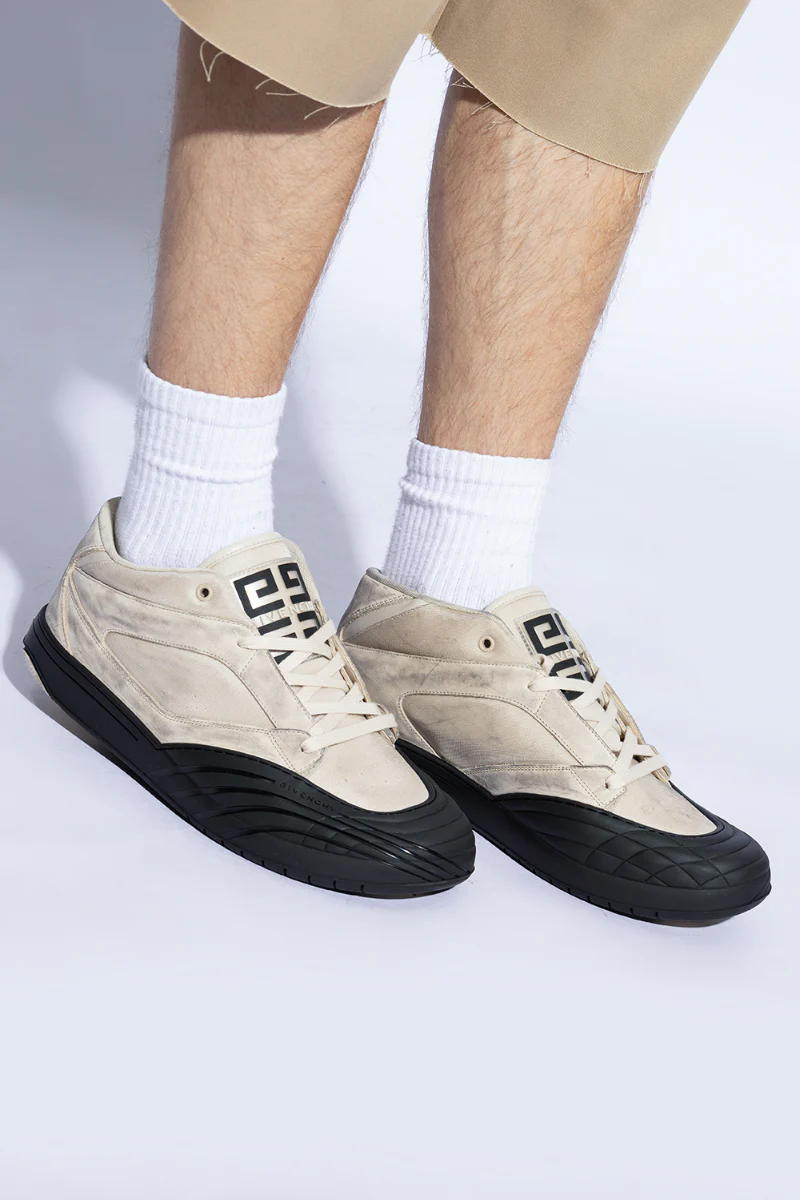 Givenchy New Line Men Shoes Mid-Top Sneakers_White - Image 4
