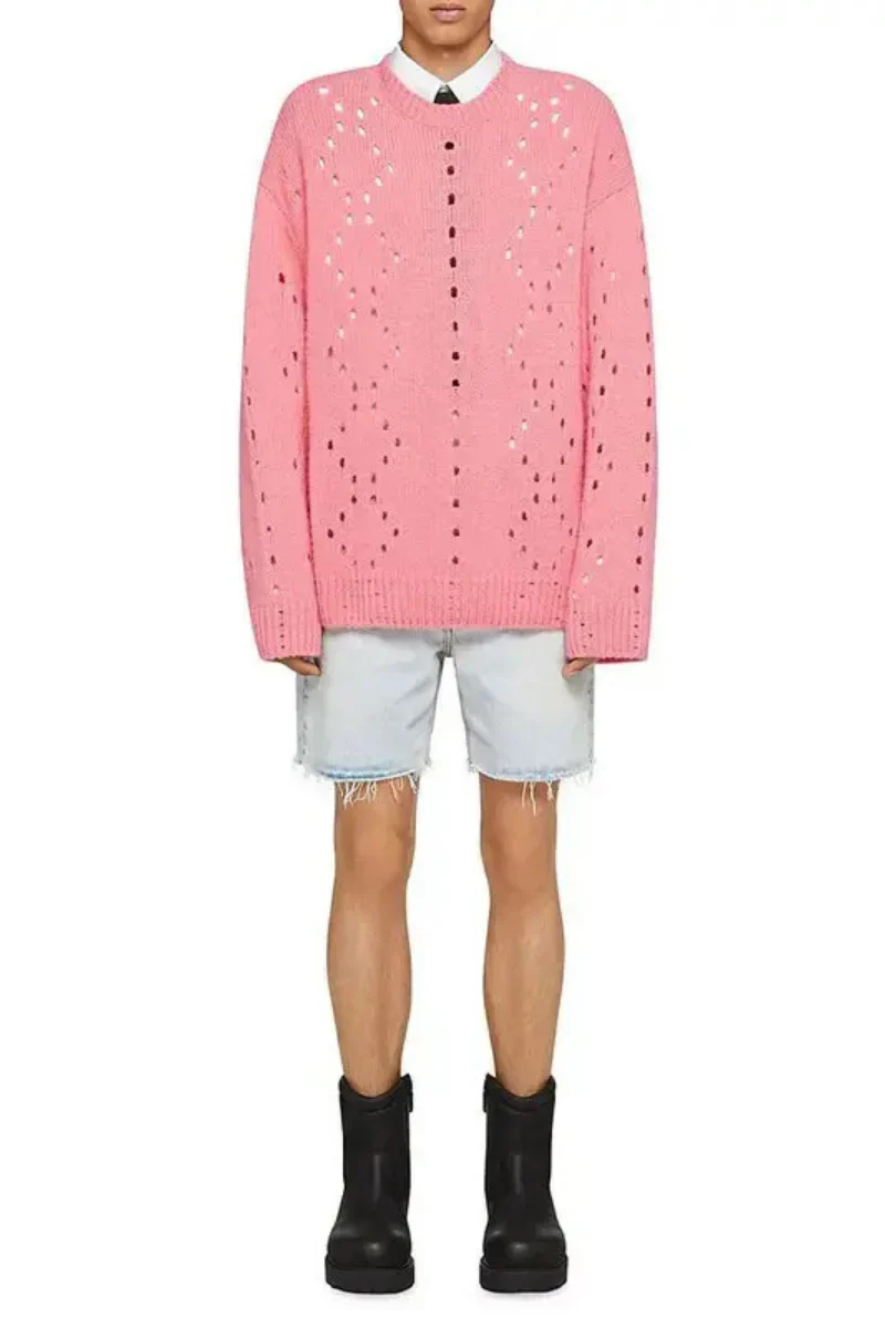 Givenchy Oversize Crew Neck Sweater_Flamingo - Image 2