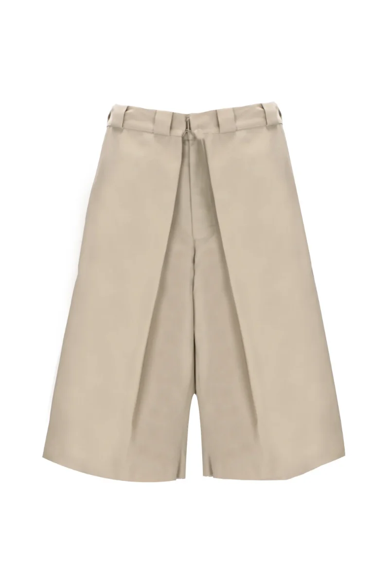 Givenchy Pleated Extra Large Chino Short_Beige