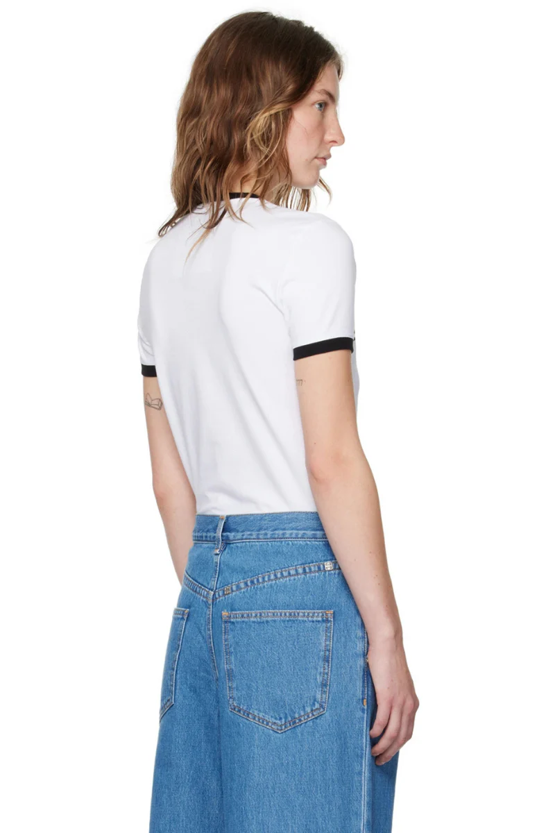 Givenchy Ringer T Shirt_White/Black - Image 3