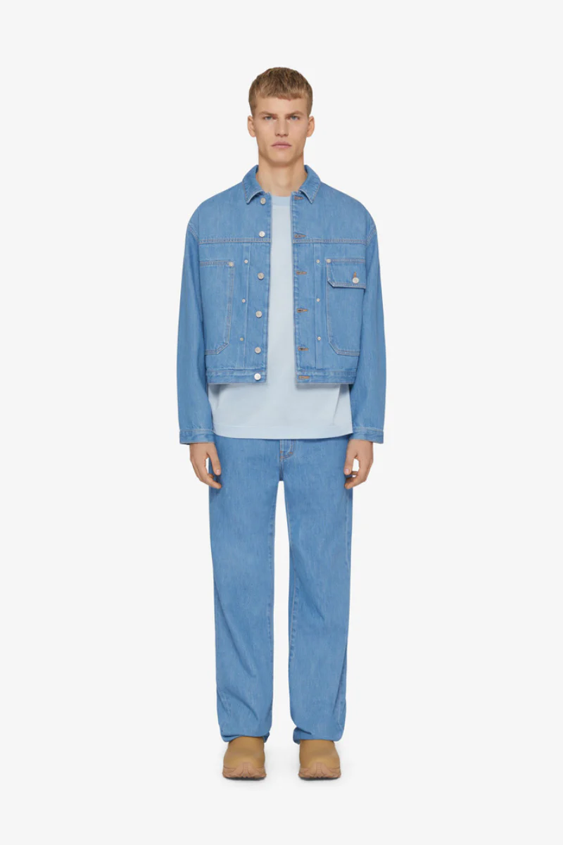 Givenchy Round Regular Fit 5 Pockets Denim_Light Blue - Image 2