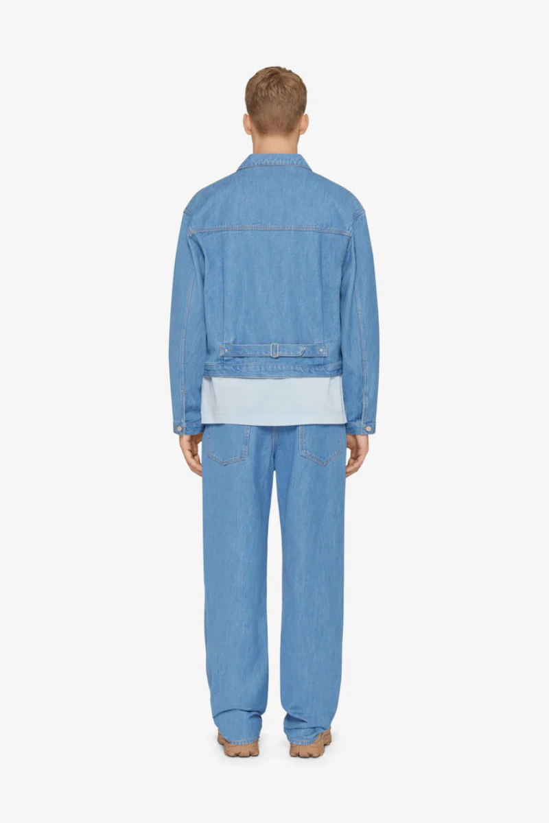 Givenchy Round Regular Fit 5 Pockets Denim_Light Blue - Image 3