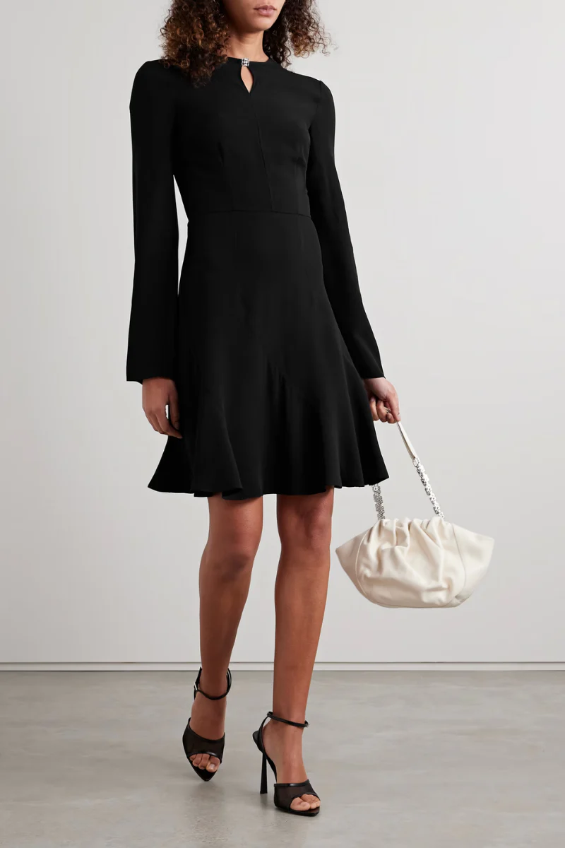 Givenchy Ruffled Dress_Black - Image 2