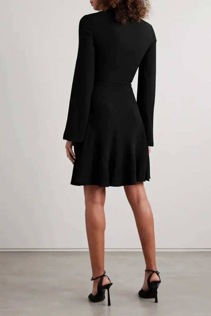 Givenchy Ruffled Dress_Black - Image 3
