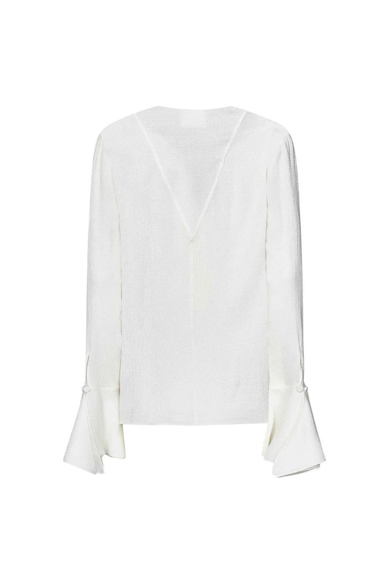 Givenchy Ruffles Blouse_White - Image 2