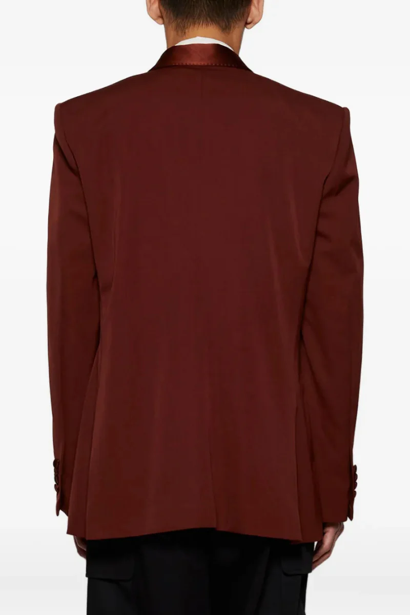 Givenchy Sb Shawl Jacket - Evening-Dark Rust - Image 3