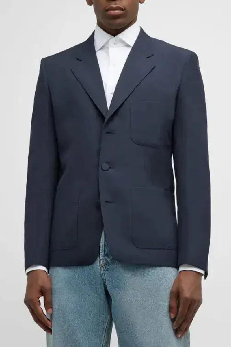 Givenchy Schoolboy Jacket-Night Blue - Image 2