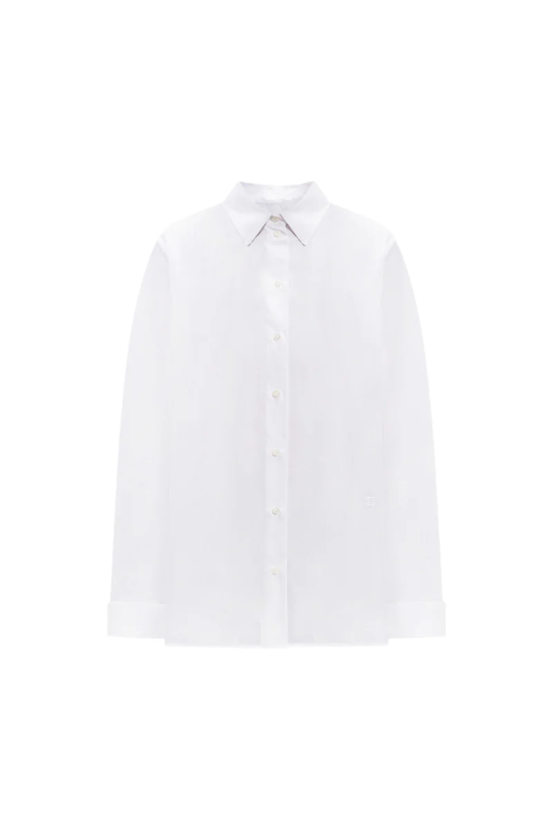 Givenchy Shirt Split Back Oversized-White