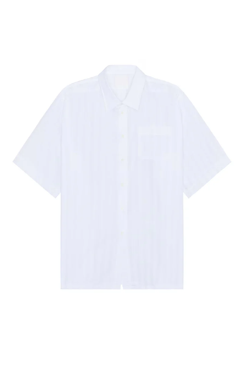 Givenchy Short Sleeve Shirt With Pocket_White
