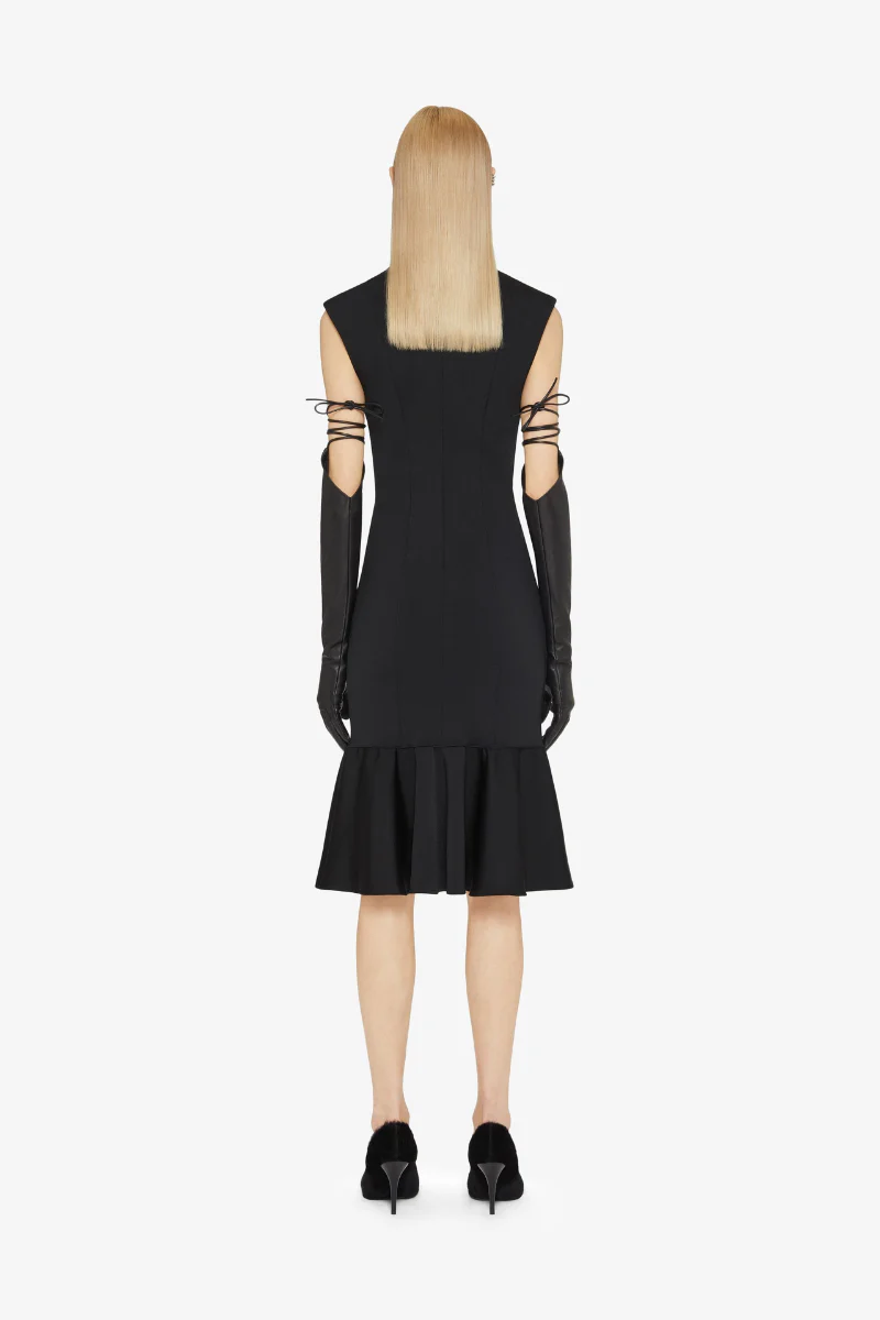 Givenchy Sleeveless Fit And Flare Dress_Black - Image 2