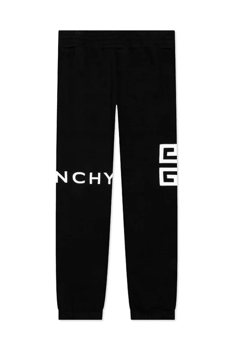 Givenchy Slim Fit Embroidered Trousers_Black