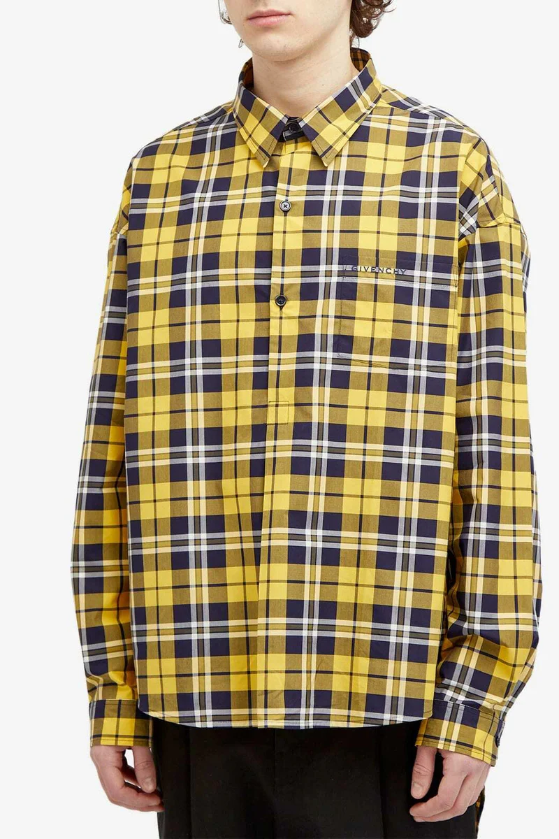 Givenchy Smock Long Sleeve Shirt_Dark Yellow - Image 2
