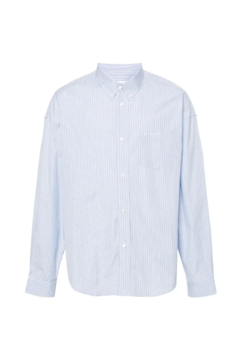 Givenchy Smock Long Sleeve Shirt_Light Blue