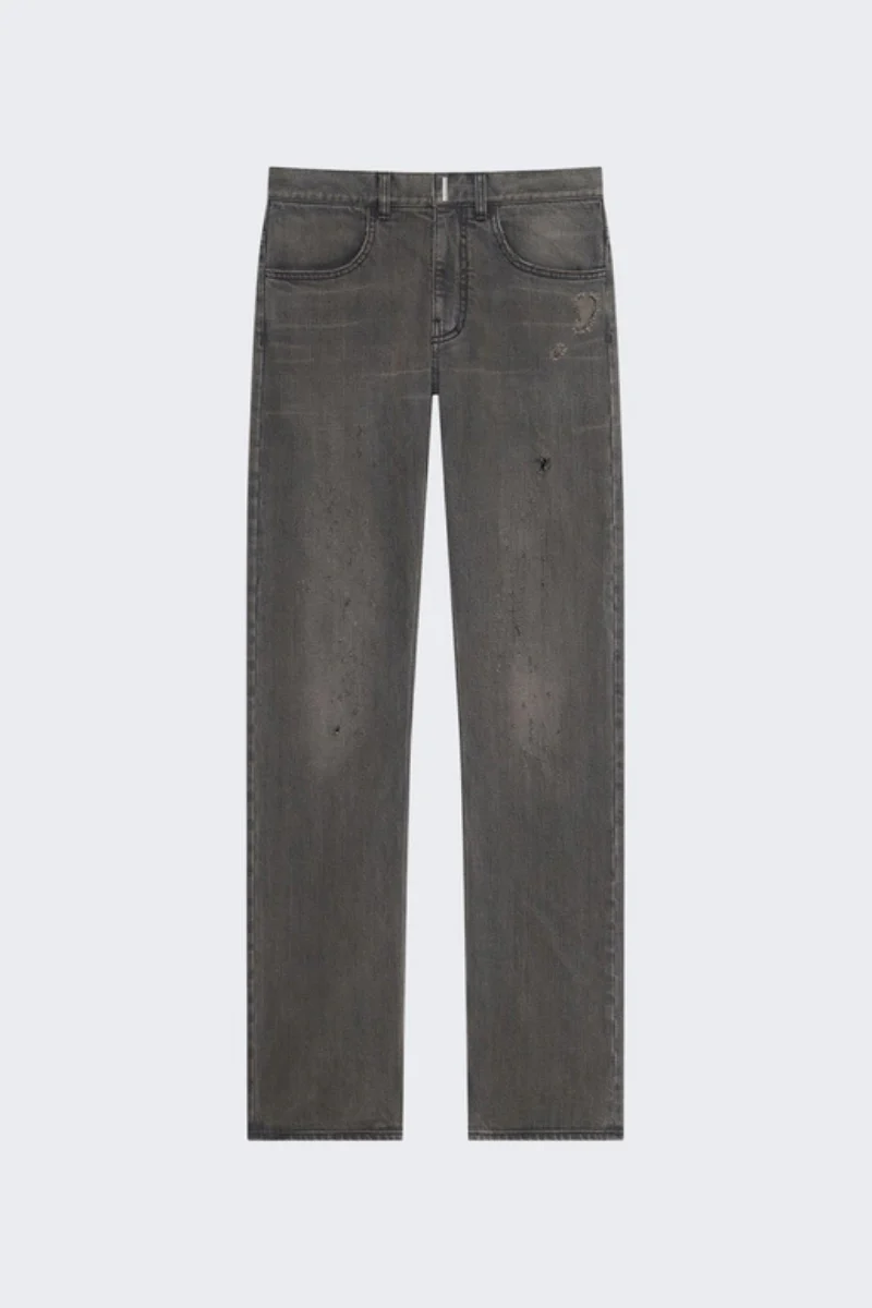Givenchy Straight Fit 5 Pocket Trousers_Black