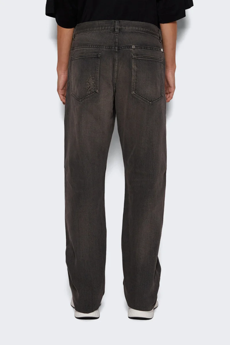 Givenchy Straight Fit 5 Pocket Trousers_Black - Image 3