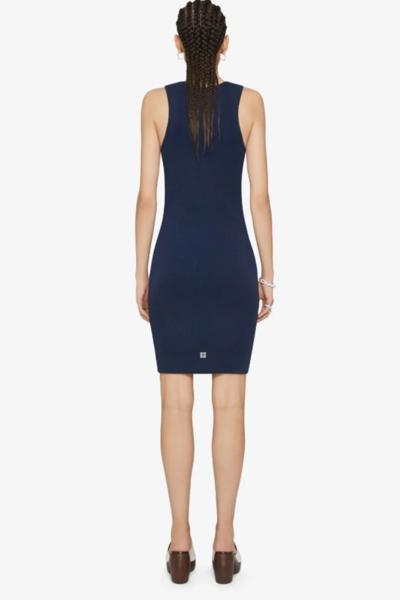 Givenchy Tank Top Mini Dress_Dark Navy - Image 4