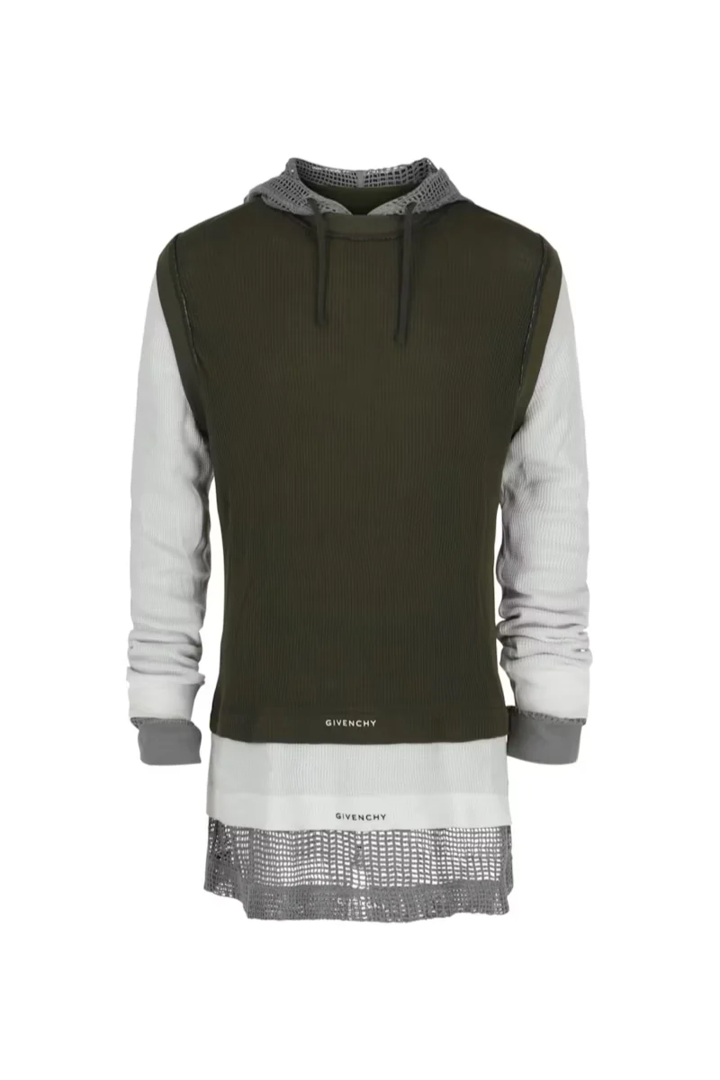 Givenchy Tight Ts & Mesh Hood All-In-One Look 19_Multicolored