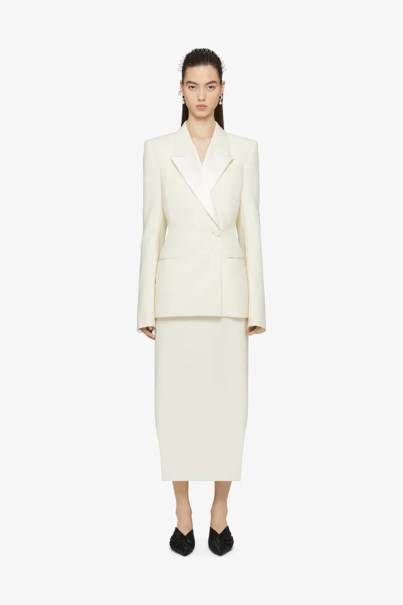 Givenchy Tuxedo Jacket-Ecru - Image 2