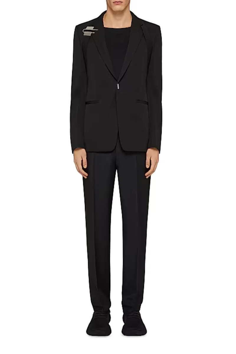 Givenchy U Lock Harness Slim Fit Jacket-Black - Image 2