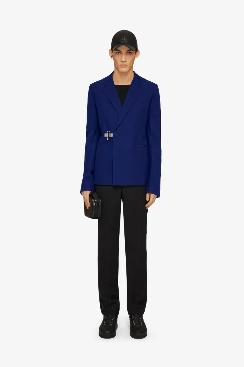 Givenchy U Lock Slim Fit Jacket-Cobalt Blue - Image 2