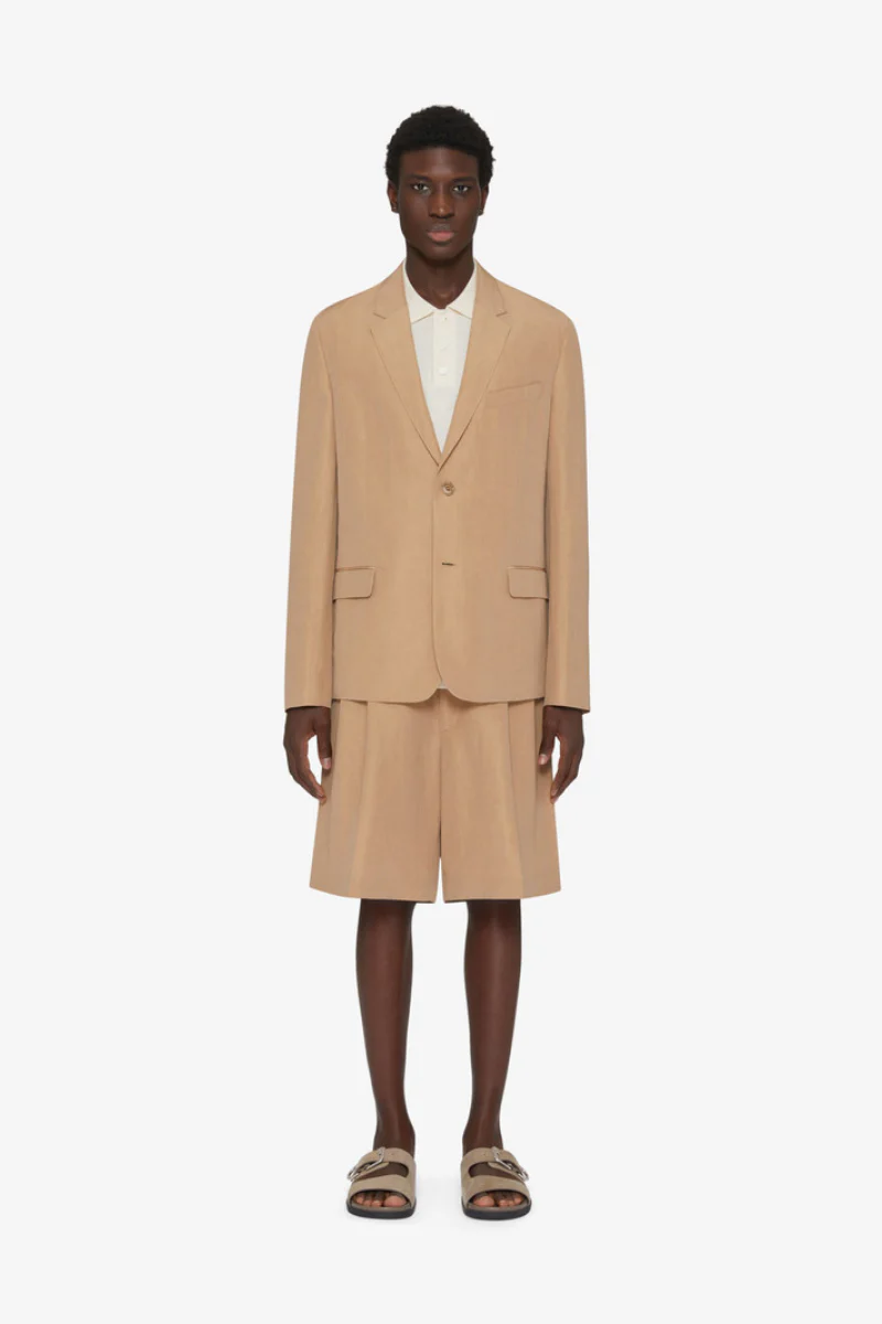 Givenchy Unconstructed Jacket W/ Notch Lapel_Tan - Image 2