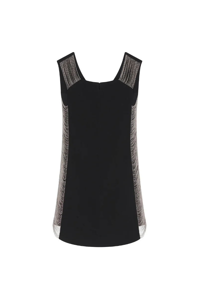Givenchy Vase Mini Dress-Black - Image 3