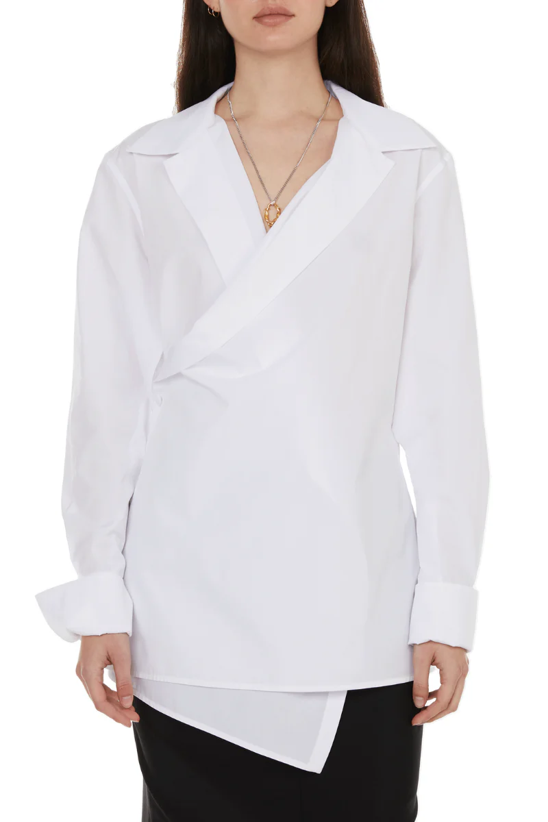 Givenchy Vrapped Shirt_White - Image 3