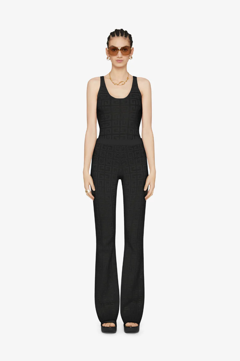 Givenchy Wide Elasticated 4G Pants_Black - Image 2