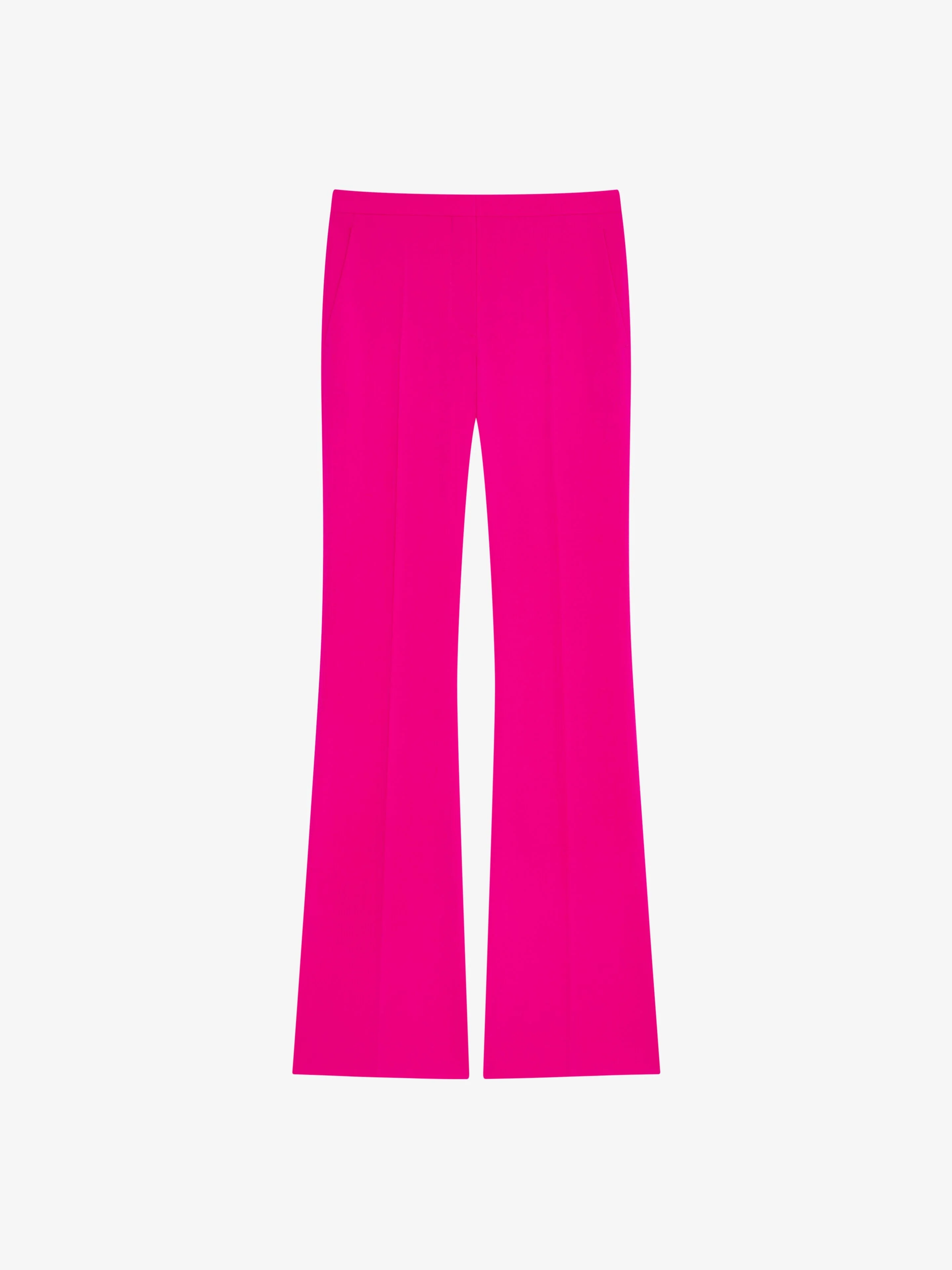 GIVENCHY WOMEN'S FUCHSIA FLARE TAILORED TROUSERS