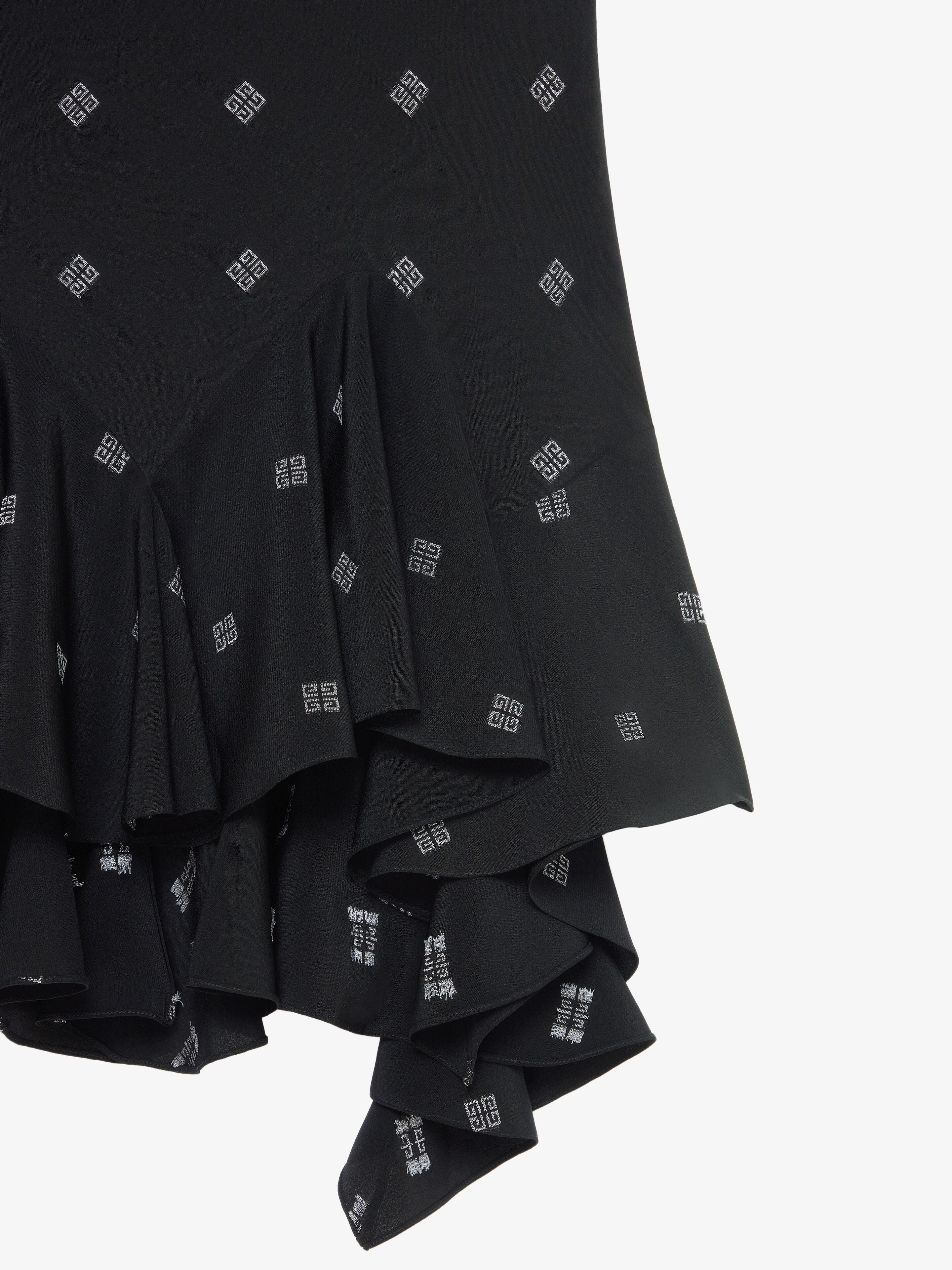 GIVENCHY WOMEN'S BLACK SILVERY FLUID SUN DRESS - Image 5