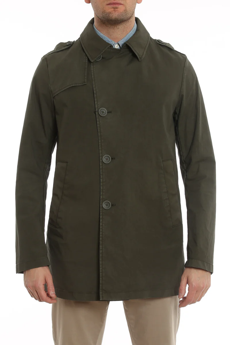 Herno Men Coat Pe000027U-13153 Dark Military Green