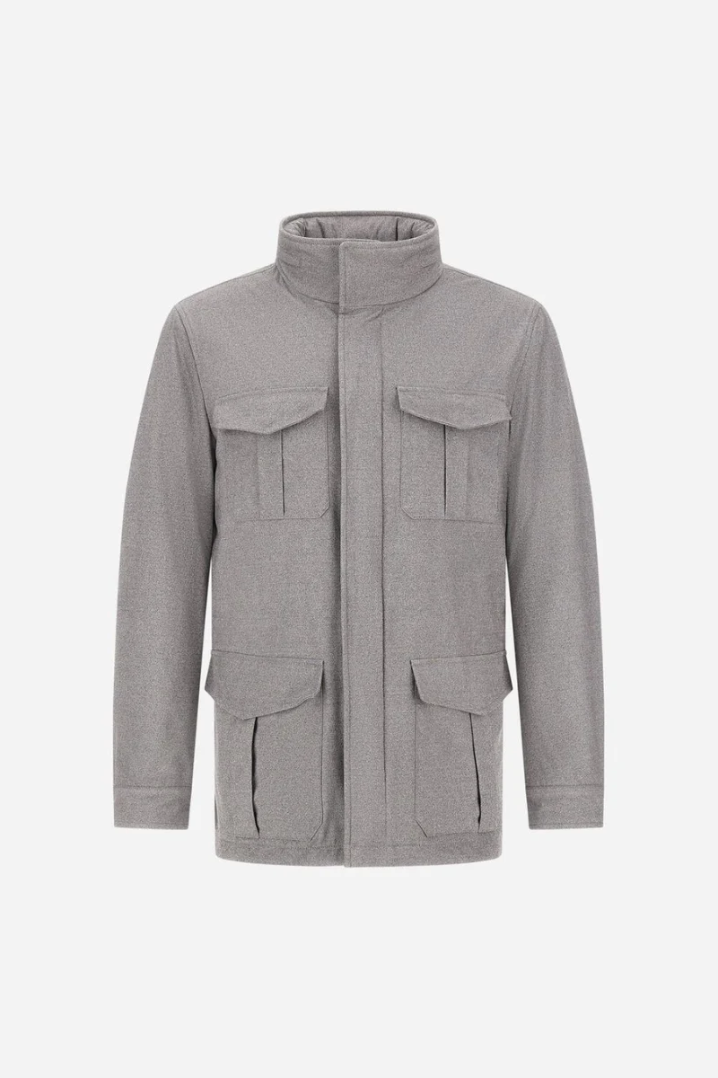 Herno Men Outerwear Jacket Fi000094U-13147 Naturale