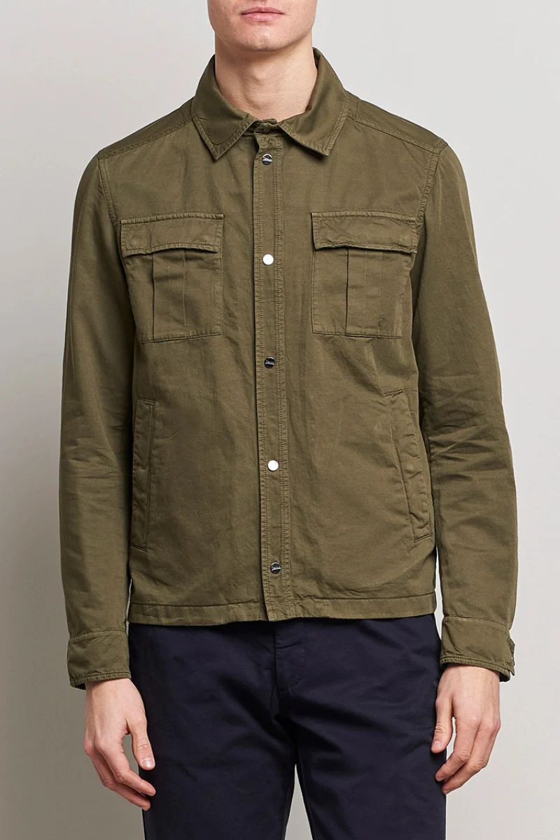 Herno Men Outerwear Jacket Gi000330U-13147 Dark Military Green - Image 2