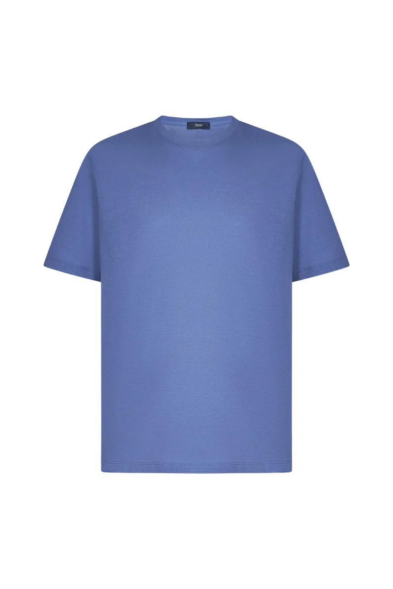 Herno Men T-Shirt Jg000166U-52005 Turquoise