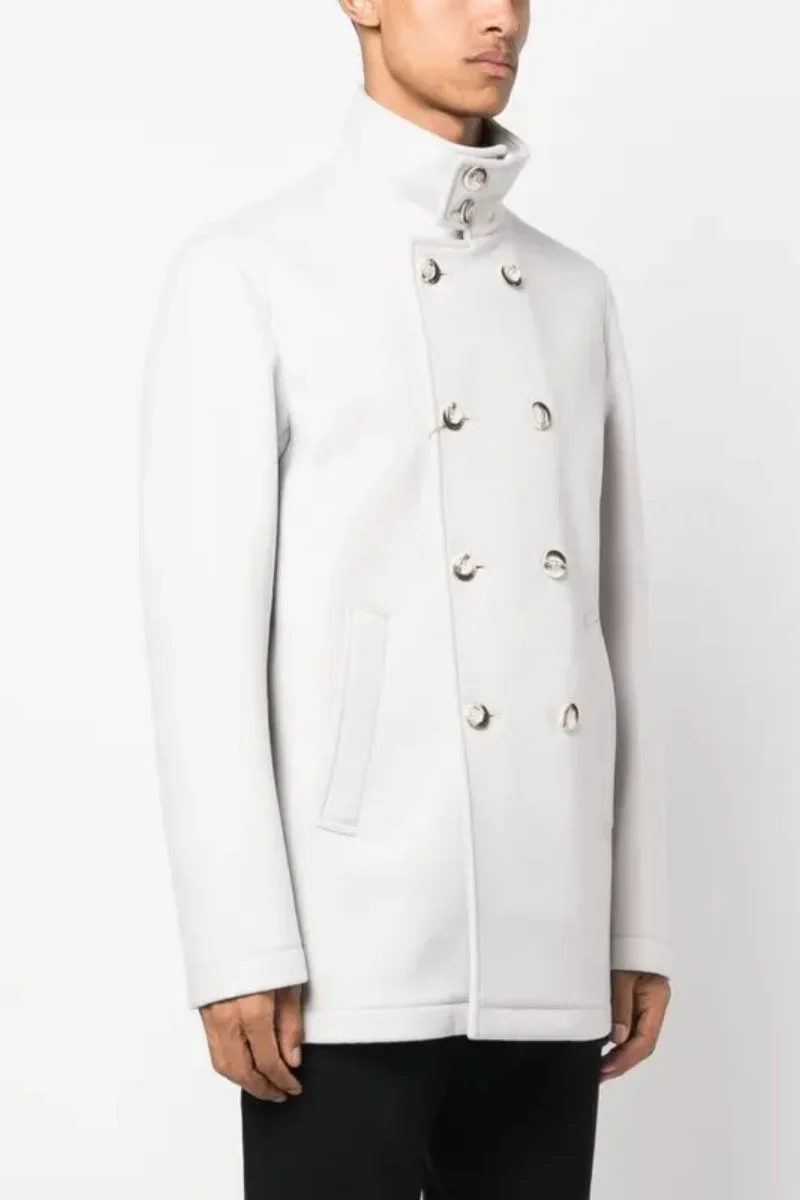 Herno Men's Double - Breasted Coat - Image 3