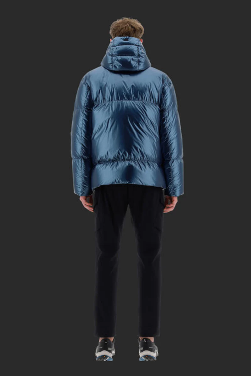 Herno Men's Laminar Bomber Jacket in Indian Blue - Image 3