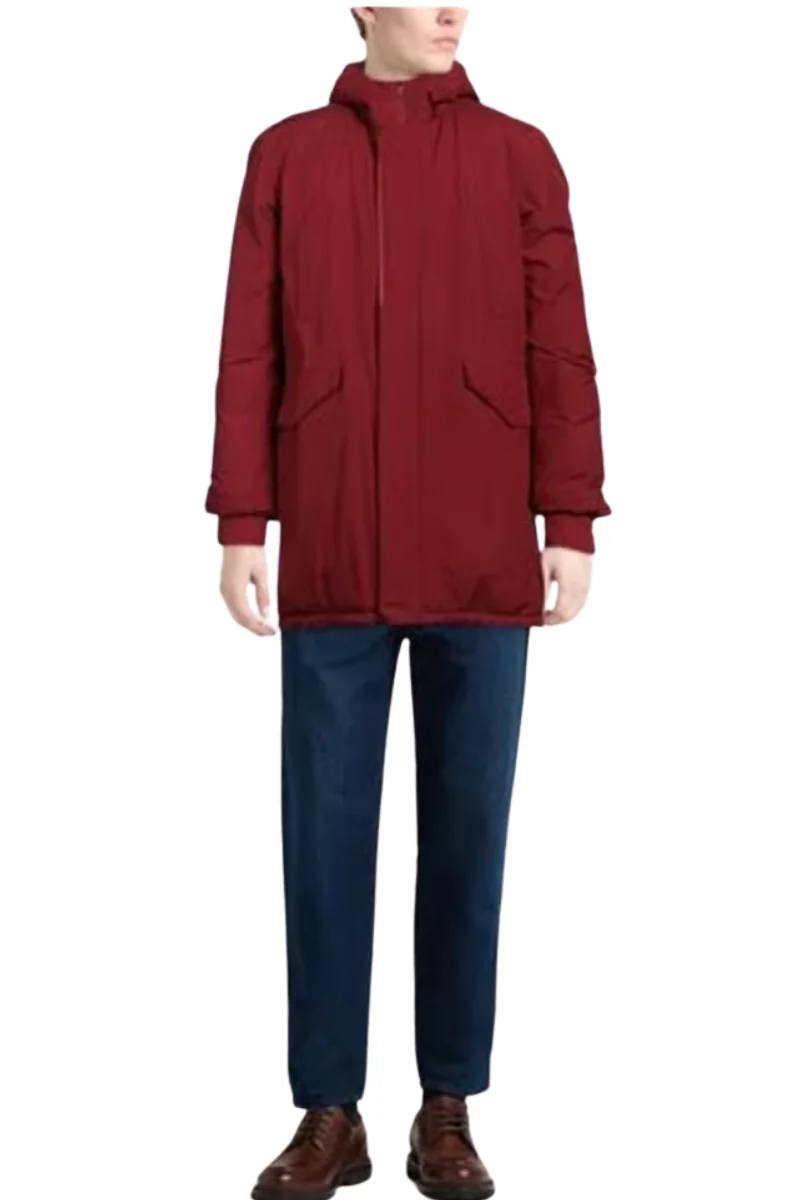 Herno Men's Puffer Jacket in Bright Red - Image 2