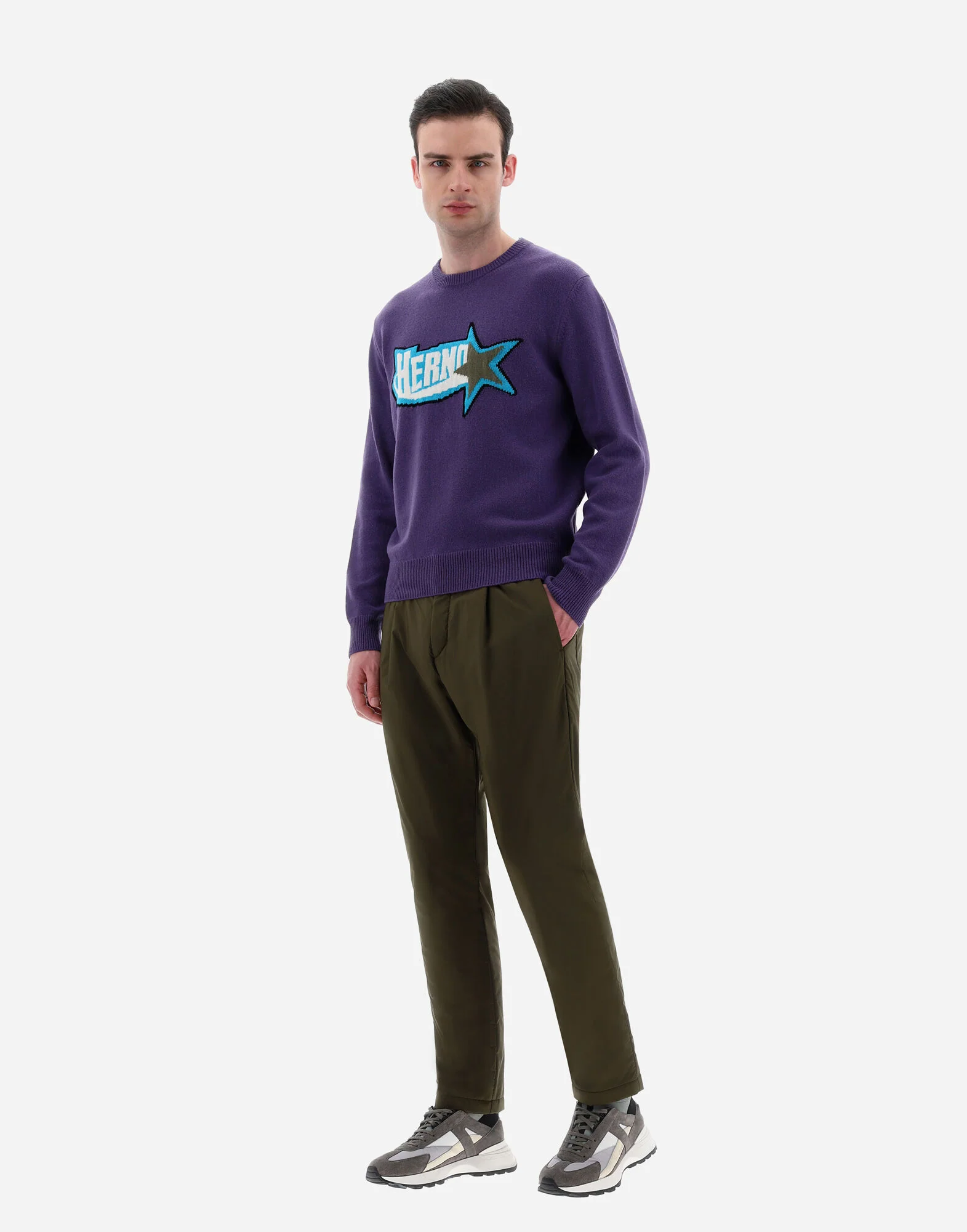 HERNO MEN'S SWEATER MG000110U-70164-4745 NWT - Image 2