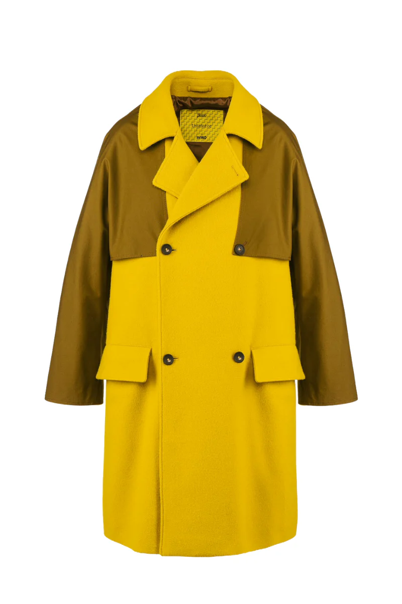 Herno Men's Wool and Cashmere Blend Trench Coat