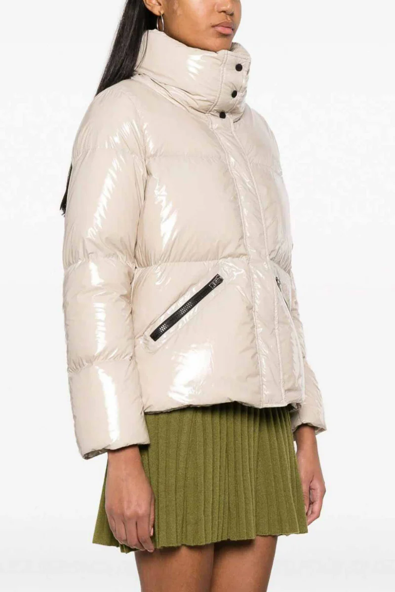 Herno Woman's Funnel-Neck Puffer Jacket - Image 3