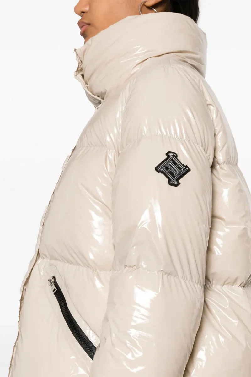Herno Woman's Funnel-Neck Puffer Jacket - Image 4