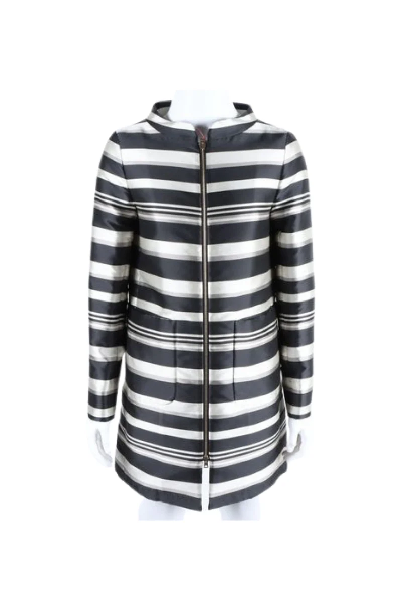 Herno Women Coat Ca0075D-13070 Black/Grey