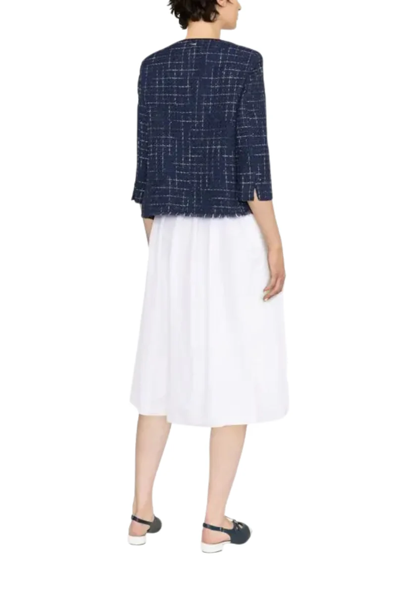 Herno Women Jacket Ga000236D-13162 Blue Black - Image 3