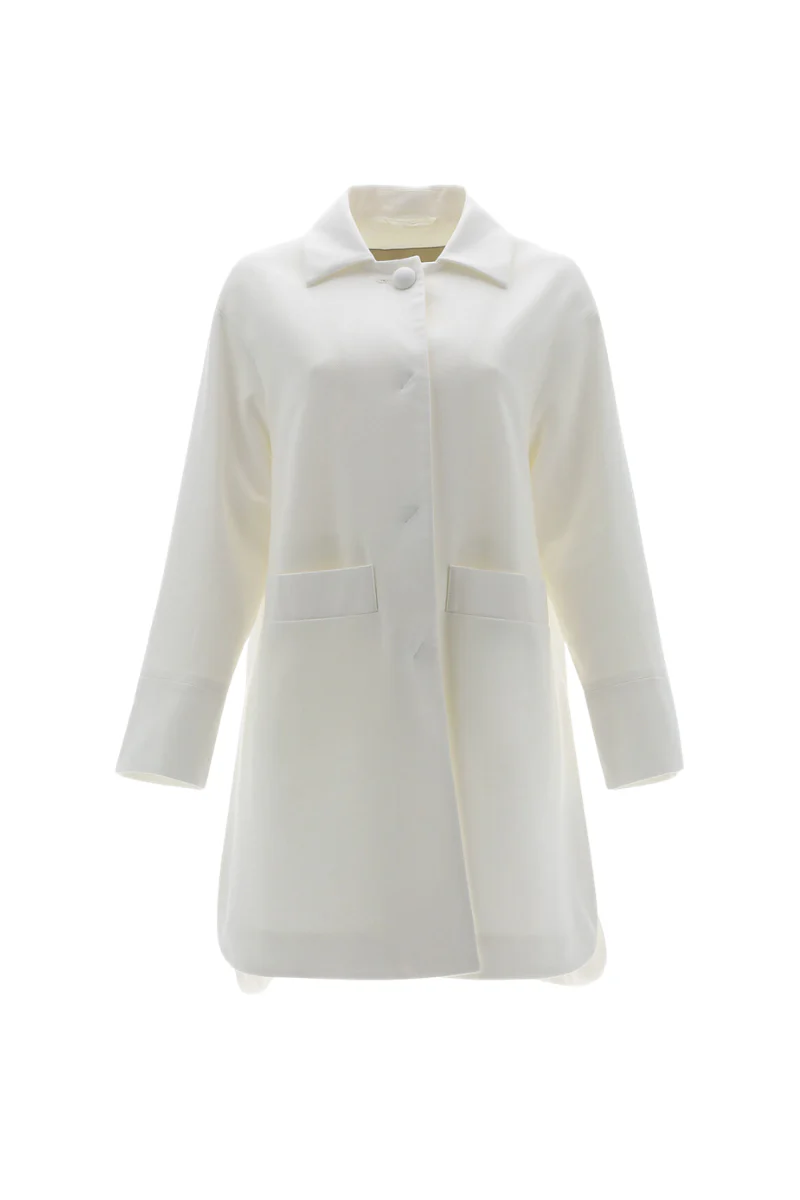 Herno Women Jacket Gc000390D-12163 Open White
