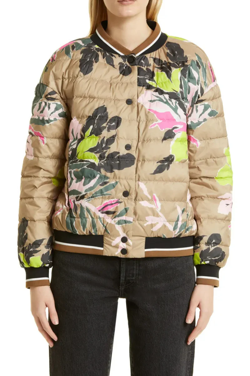 Herno Women Outerwear Jacket Pi001700D-12518P Black / Flower Pattern - Image 2